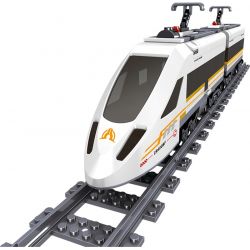 ZHEGAO QL0307 0307 non  TÀU CAO TỐC FUXING bộ đồ chơi xếp lắp ráp ghép mô hình Trains Tàu Hỏa 641 khối