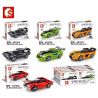 SEMBO 607047 non  MAZDA RX7. bộ đồ chơi xếp lắp ráp ghép mô hình Speed Champions Racing Cars FAMOUS CAR Đua Xe Công Thức 185 khối