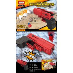 XINH 8236 non  SÚNG BẮN PHÁO SÁNG bộ đồ chơi xếp lắp ráp ghép mô hình Pubg Battlegrounds Bắn Súng 167 khối