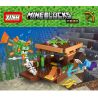 XINH 5124 non  SỰ CHÌM TÀU bộ đồ chơi xếp lắp ráp ghép mô hình Minecraft MINEBLOCKS Game Xây Dựng 147 khối