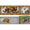 XINH 5124 non  SỰ CHÌM TÀU bộ đồ chơi xếp lắp ráp ghép mô hình Minecraft MINEBLOCKS Game Xây Dựng 147 khối