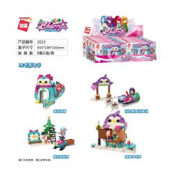 Enlighten 2023 Qman 2023 non  KHUNG CẢNH 4 LOẠI ĐƯỜNG TRƯỢT BĂNG VÀ TUYẾT SÂN ALASKA CÂY THÔNG NOEL ĐƯỢC TRANG TRÍ QUẦY ĐỒ NHANH BẰNG ĐÁ bộ đồ chơi xếp lắp ráp ghép mô hình Cherry Cô Nàng Ngọt Ngào