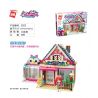 Enlighten 2025 Qman 2025 non  NHÀ HÀNG WARM CHALET bộ đồ chơi xếp lắp ráp ghép mô hình Cherry Cô Nàng Ngọt Ngào 389 khối
