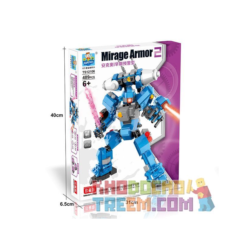 QIAO LE TONG TS12106 12106 non  LOẠI CẢNH BÁO SỚM CỦA ANKEAO bộ đồ chơi xếp lắp ráp ghép mô hình Military Army MIRAGE ARMOR 2 Quân Sự Bộ Đội 489 khối