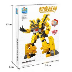 QIAO LE TONG TS30106 30106 TS30106-1 30106-1 non  HORNETA. bộ đồ chơi xếp lắp ráp ghép mô hình Transformers TRANSMUTATION Robot Đại Chiến Người Máy Biến Hình 413 khối