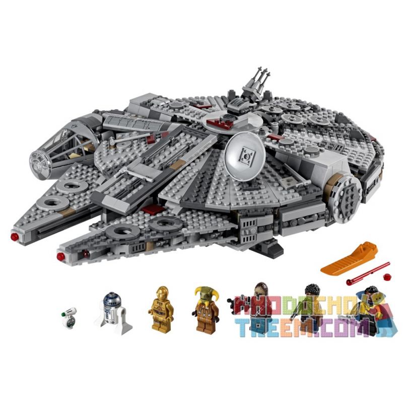 NOT  MILLENNIUM FALCON 75257 70200 LEJI LJ99022 99022 xếp lắp ráp ghép mô hình THIÊN NIÊN KỶ FALCON. CHIM ƯNG Star Wars Chiến Tranh Giữa Các Vì Sao 1351 khối