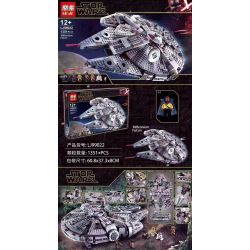 NOT  MILLENNIUM FALCON 75257 70200 LEJI LJ99022 99022 xếp lắp ráp ghép mô hình THIÊN NIÊN KỶ FALCON. CHIM ƯNG Star Wars Chiến Tranh Giữa Các Vì Sao 1351 khối