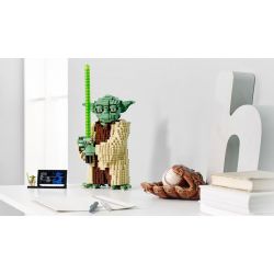 NOT  YODA 75255 KING 81099 xếp lắp ráp ghép mô hình CHUYÊN GIA YODA Star Wars Chiến Tranh Giữa Các Vì Sao 1771 khối