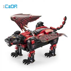 DOUBLEE CADA C51061 51061 non  HỔ CÓ CÁNH BẰNG THÉP bộ đồ chơi xếp lắp ráp ghép mô hình  IRON TIGER Kỹ Thuật Công Nghệ Cao Mô Hình Phương Tiện 646 khối