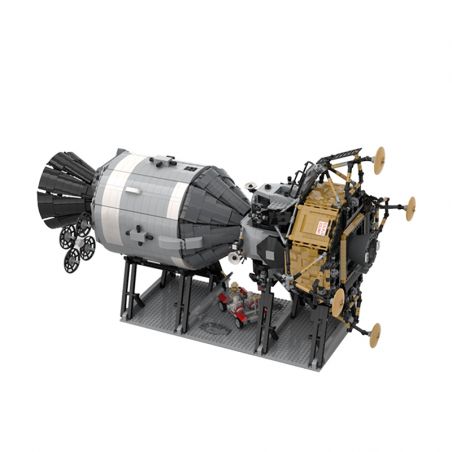 MouldKing 21006 Mould King 21006 REBRICKABLE MOC-26457 26457 MOC26457 non  TÀU VŨ TRỤ APOLLO bộ đồ chơi xếp lắp ráp ghép mô hình Creator APOLLO SPACECRAFT Sáng Tạo 7090 khối