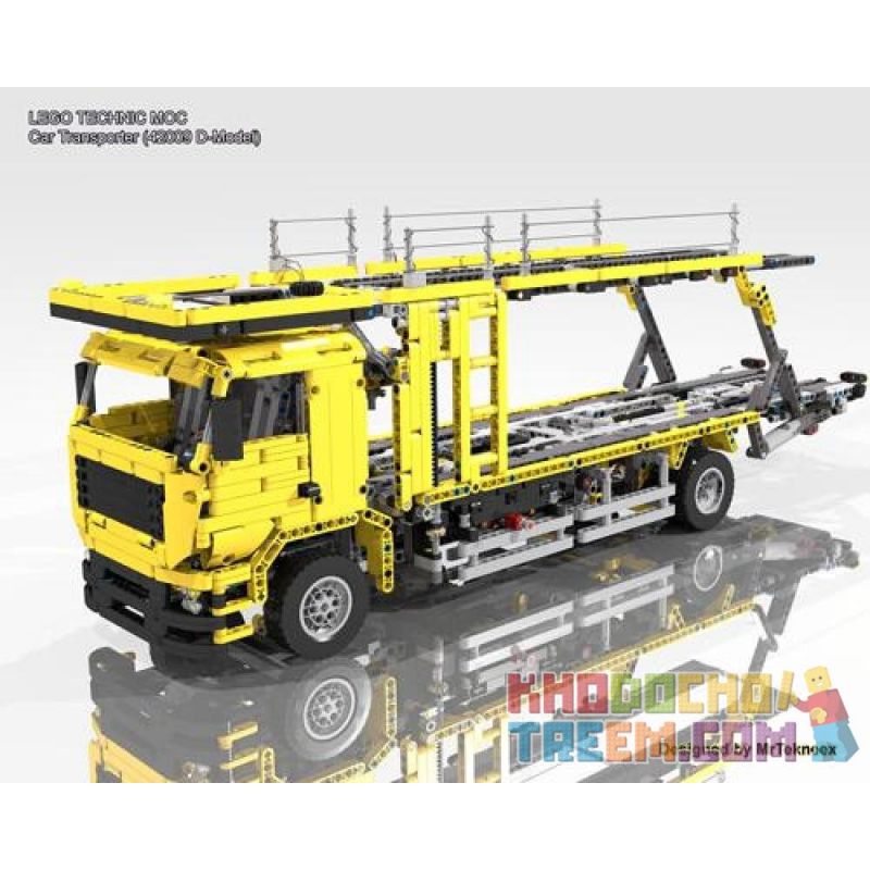 REBRICKABLE MOC-4075 4075 MOC4075 non  XE VẬN CHUYỂN CHẾ ĐỘ 42009D bộ đồ chơi xếp lắp ráp ghép mô hình  CAR TRANSPORTER (42009 D-MODEL) Kỹ Thuật Công Nghệ Cao Mô Hình Phương Tiện 2383 khối