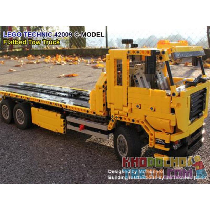 REBRICKABLE MOC-2345 2345 MOC2345 non  XE TẢI ĐƯỜNG PHẲNG bộ đồ chơi xếp lắp ráp ghép mô hình  42009 ALTERNATE FLATBED TOW TRUCK Kỹ Thuật Công Nghệ Cao Mô Hình Phương Tiện 2207 khối