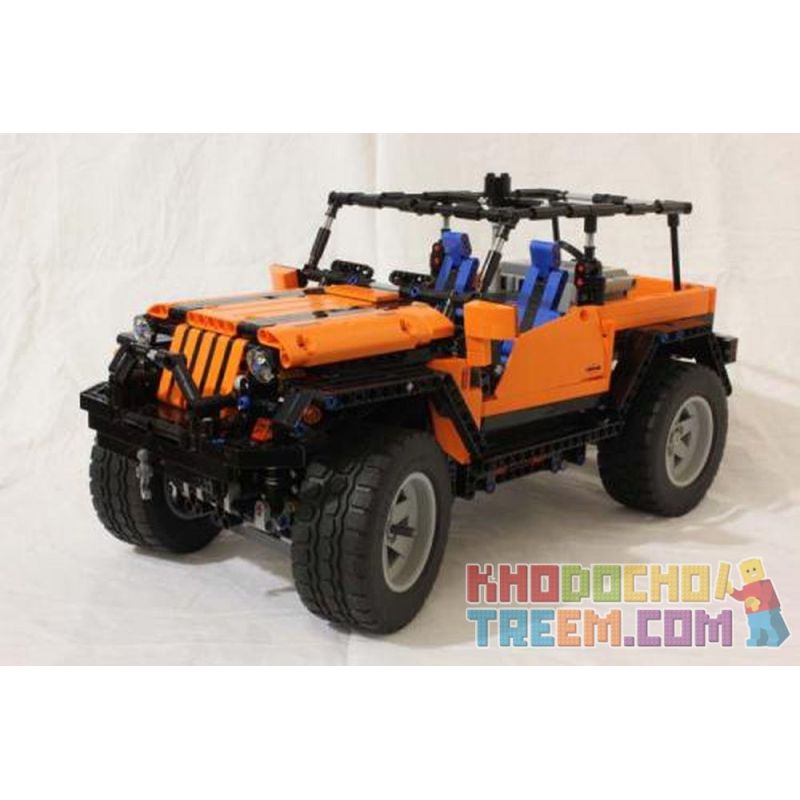 REBRICKABLE MOC-1242 1242 MOC1242 non  XE JEEP bộ đồ chơi xếp lắp ráp ghép mô hình  Kỹ Thuật Công Nghệ Cao Mô Hình Phương Tiện 1493 khối