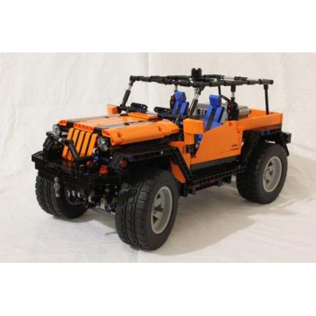 REBRICKABLE MOC-1242 1242 MOC1242 non  XE JEEP bộ đồ chơi xếp lắp ráp ghép mô hình  Kỹ Thuật Công Nghệ Cao Mô Hình Phương Tiện 1493 khối