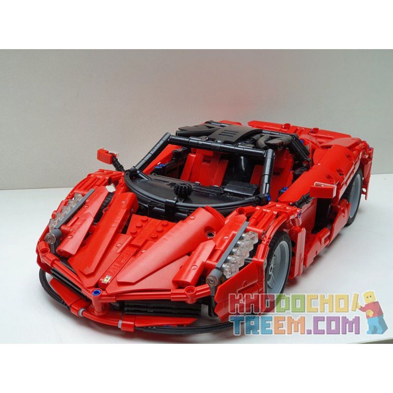 REBRICKABLE MOC-29075 29075 MOC29075 ZHEGAO QL0417 0417 non  FERRARI LAFERRARI 1:10. tỷ lệ 1:10 bộ đồ chơi xếp lắp ráp ghép mô hình  Kỹ Thuật Công Nghệ Cao Mô Hình Phương Tiện 1568 khối
