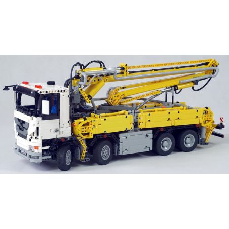 MouldKing 19003 Mould King 19003 REBRICKABLE MOC-29716 29716 MOC29716 non  XE BƠM BÊ TÔNG bộ đồ chơi xếp lắp ráp ghép mô hình  TRUCK WITH CONCRETE PUMP Kỹ Thuật Công Nghệ Cao Mô Hình Phương Tiện 4120 khối