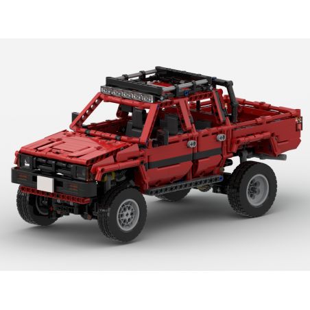 REBRICKABLE MOC-29256 29256 MOC29256 non  TOYOTA HILUX CABIN ĐÔI (N50) 1983-1988 bộ đồ chơi xếp lắp ráp ghép mô hình  TOYOTA HILUX DOUBLE CAB (N50) 1983-1988 Kỹ Thuật Công Nghệ Cao Mô Hình Phương Tiện 1279 khối