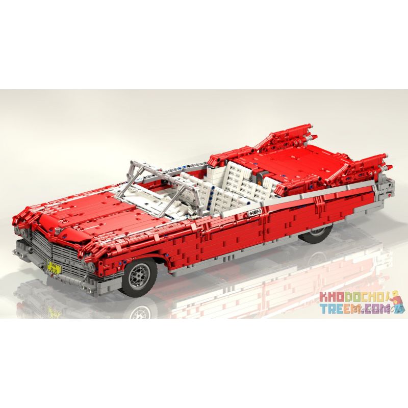 REBRICKABLE MOC-3078 3078 MOC3078 non  CADILLAC ELDORADO BIARRITZ 1959 bộ đồ chơi xếp lắp ráp ghép mô hình  Kỹ Thuật Công Nghệ Cao Mô Hình Phương Tiện 3136 khối