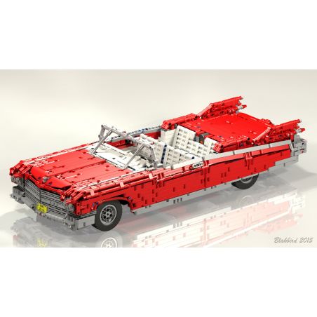 REBRICKABLE MOC-3078 3078 MOC3078 non  CADILLAC ELDORADO BIARRITZ 1959 bộ đồ chơi xếp lắp ráp ghép mô hình  Kỹ Thuật Công Nghệ Cao Mô Hình Phương Tiện 3136 khối
