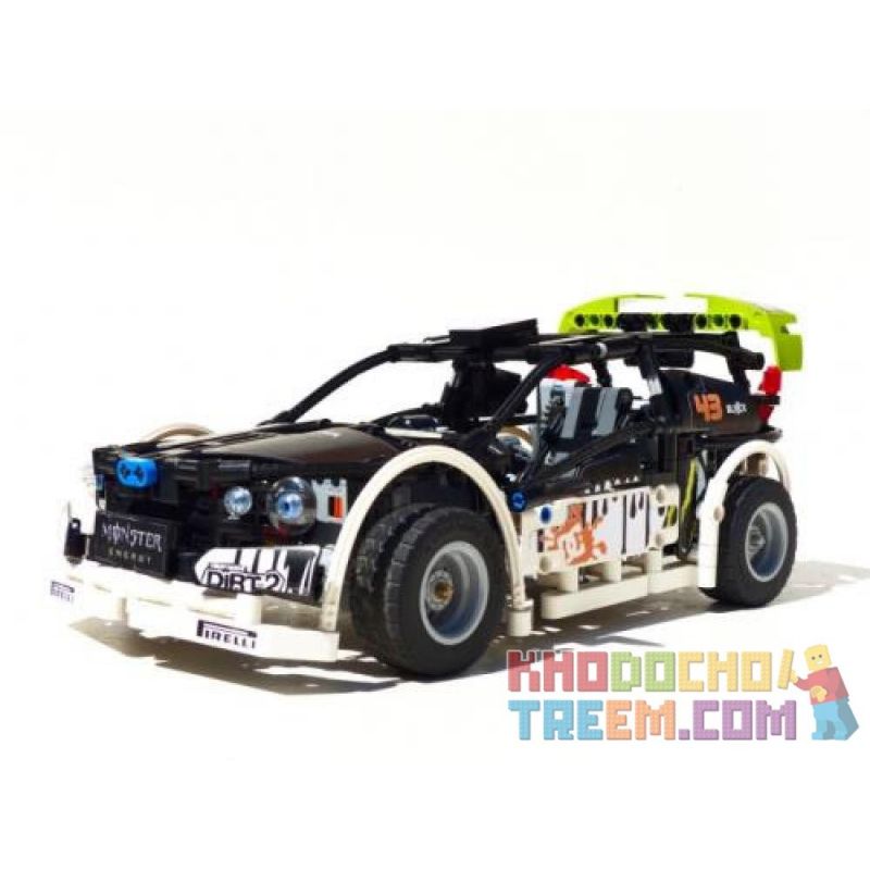 REBRICKABLE MOC-5558 5558 MOC5558 non  FORD FIESTA CỦA KEN BLOCK bộ đồ chơi xếp lắp ráp ghép mô hình  KEN BLOCK'S FORD FIESTA Kỹ Thuật Công Nghệ Cao Mô Hình Phương Tiện 577 khối