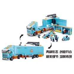 SLUBAN M38-B0766 B0766 0766 M38B0766 38-B0766 non  NGƯỜI VẬN CHUYỂN AURORA bộ đồ chơi xếp lắp ráp ghép mô hình Speed Champions Racing Cars Đua Xe Công Thức 1044 khối