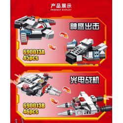 PanlosBrick 690013 Panlos Brick 690013 non  ULTRAMAN FIGHTER 6 TRONG 1 EGG bộ đồ chơi xếp lắp ráp ghép mô hình Vệ Binh Vũ Trụ Siêu Nhân Điện Quang 274 khối
