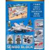 SEMBO 105513 non  MÁY BAY CHIẾN ĐẤU J-15 bộ đồ chơi xếp lắp ráp ghép mô hình Iron Blood Heavy Equipment IRON BLOOD HEAVY EQUIPMENT J-15 Đặc Nhiệm Máu Và Sắt 229 khối