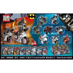 PRCK 64042 non  ĐỘI PIONEER BATMAN MOTORCYCLE 8 bộ đồ chơi xếp lắp ráp ghép mô hình Super Heroes Siêu Nhân Anh Hùng