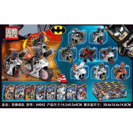 PRCK 64042 non  ĐỘI PIONEER BATMAN MOTORCYCLE 8 bộ đồ chơi xếp lắp ráp ghép mô hình Super Heroes Siêu Nhân Anh Hùng