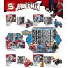 SHENG YUAN SY SY1401 1401 non  SPIDERMAN MINIFIGURE MÔ TÔ 4 KIỂU bộ đồ chơi xếp lắp ráp ghép mô hình Super Heroes SUPER ARANEID-MAN Siêu Nhân Anh Hùng 323 khối