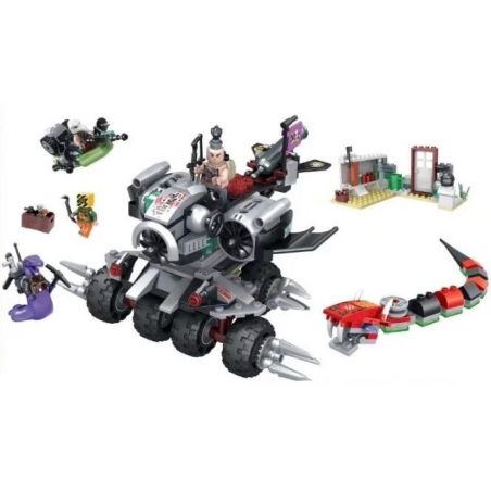 Winner 8057 non  CHIẾN TRANH ĐẤT HOANG 8057 bộ đồ chơi xếp lắp ráp ghép mô hình Waste Soil Thế Giới Rác 387 khối