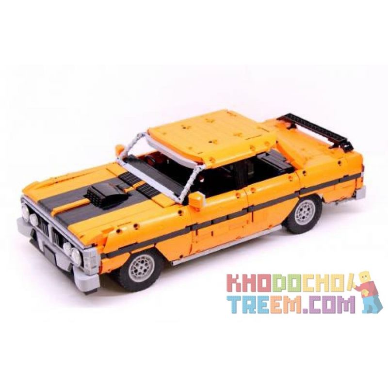 REBRICKABLE MOC-6296 6296 MOC6296 non  1971 FORD FALCON XY GTHO III bộ đồ chơi xếp lắp ráp ghép mô hình  Kỹ Thuật Công Nghệ Cao Mô Hình Phương Tiện 1866 khối