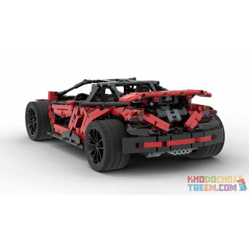 REBRICKABLE MOC-19704 19704 MOC19704 MOC-19705 19705 MOC19705 non  SIÊU XE ĐẦU RẮN 1 9 tỷ lệ 1:9 bộ đồ chơi xếp lắp ráp ghép mô hình  HAMMERHEAD - RUGGED SUPERCAR (1:9 SCALE) Kỹ Thuật Công Nghệ Cao Mô Hình Phương Tiện 2737 khối