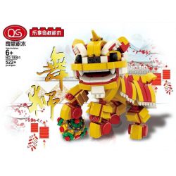 QS 19001 non  MÚA SƯ TỬ bộ đồ chơi xếp lắp ráp ghép mô hình The  Ninjago Movie Ninja Lốc Xoáy 522 khối