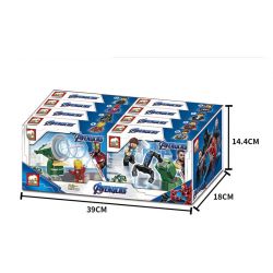 ELEPHANT JX60022 60022 non  IRON MAN LANDMASTER 8 KẾT HỢP bộ đồ chơi xếp lắp ráp ghép mô hình Marvel Super Heroes AVENGERS Siêu Anh Hùng Marvel 686 khối