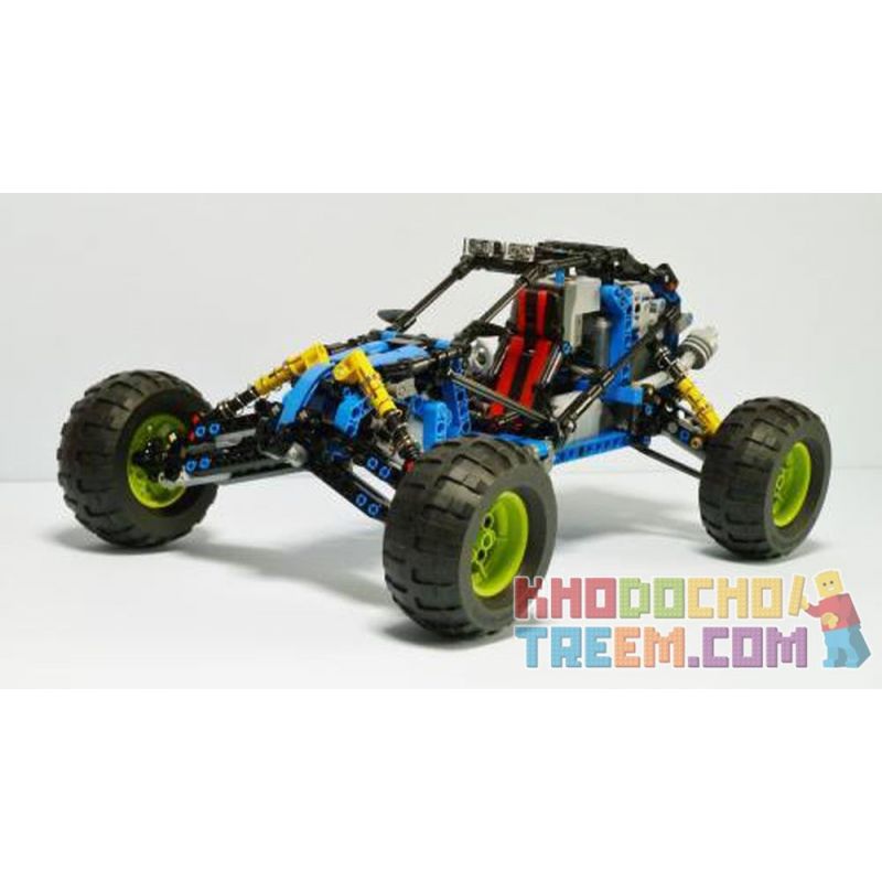 KAIYU K96116 96116 MouldKing 18018 Mould King 18018 REBRICKABLE MOC-3028 3028 MOC3028 non  ATV TIA CHỚP XANH bộ đồ chơi xếp lắp ráp ghép mô hình  BLUE LIGHTNING BUGGY Kỹ Thuật Công Nghệ Cao Mô Hình Phương Tiện 471 khối