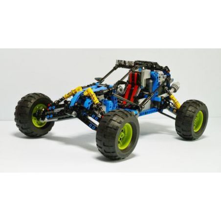 KAIYU K96116 96116 MouldKing 18018 Mould King 18018 REBRICKABLE MOC-3028 3028 MOC3028 non  ATV TIA CHỚP XANH bộ đồ chơi xếp lắp ráp ghép mô hình  BLUE LIGHTNING BUGGY Kỹ Thuật Công Nghệ Cao Mô Hình Phương Tiện 471 khối