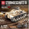 QuanGuan 100068 Quan Guan 100068 non  SÚNG TẤN CÔNG SỐ 3 bộ đồ chơi xếp lắp ráp ghép mô hình Military Army STURMGESCHUTZ III Quân Sự Bộ Đội 721 khối