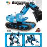 QIZHILE 31004 31005 31006 31007 31008 non  5 LOẠI XE TRỘN MÁY XÚC CẨU ỦI BEN bộ đồ chơi xếp lắp ráp ghép mô hình Transformers ENGINEERING Robot Đại Chiến Người Máy Biến Hình 1721 khối