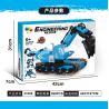 QIZHILE 31004 31005 31006 31007 31008 non  5 LOẠI XE TRỘN MÁY XÚC CẨU ỦI BEN bộ đồ chơi xếp lắp ráp ghép mô hình Transformers ENGINEERING Robot Đại Chiến Người Máy Biến Hình 1721 khối