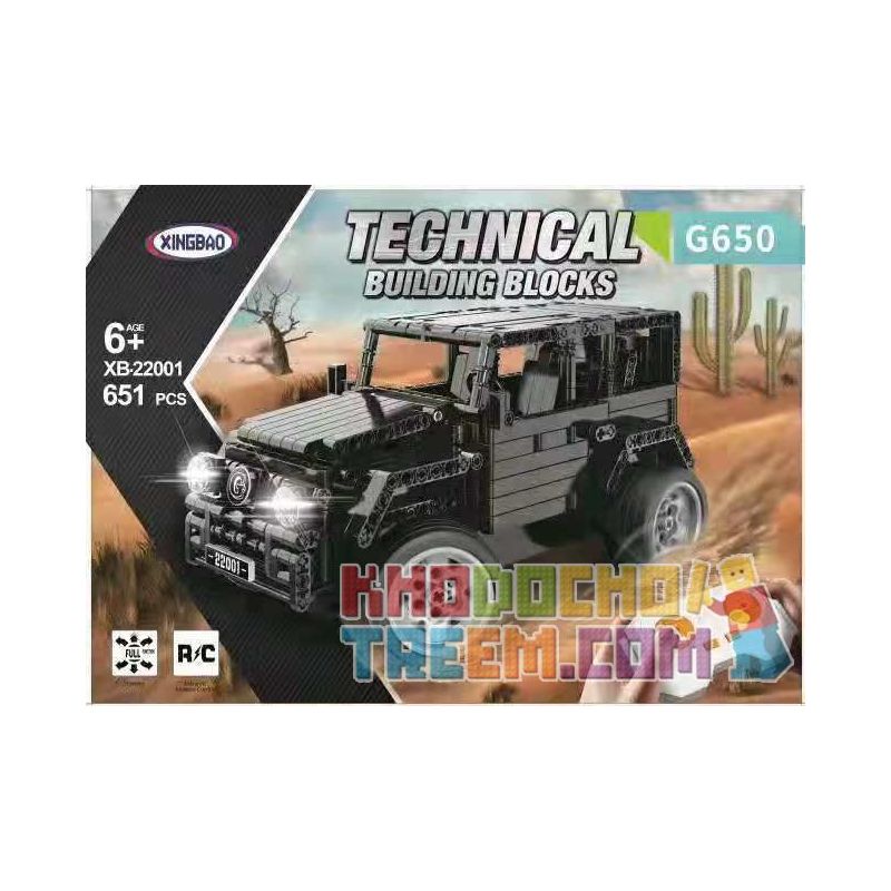 XINGBAO XB-22001 22001 XB22001 non  MERCEDES-BENZ MAYBACH G650 bộ đồ chơi xếp lắp ráp ghép mô hình  AL BUILDING BLOCKS Kỹ Thuật Công Nghệ Cao Mô Hình Phương Tiện 651 khối