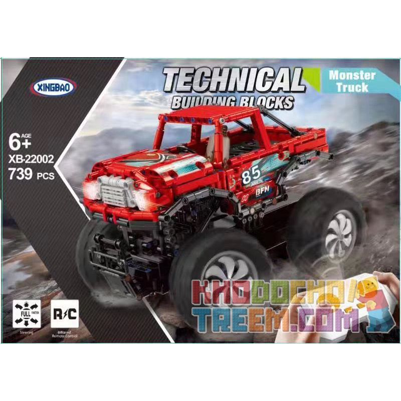 XINGBAO XB-22002 22002 XB22002 non  CON BỌ ĐỎ bộ đồ chơi xếp lắp ráp ghép mô hình  AL BUILDING BLOCKS Kỹ Thuật Công Nghệ Cao Mô Hình Phương Tiện 739 khối