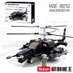 SLUBAN M38-B0752 B0752 0752 M38B0752 38-B0752 non  PHÁO HẠM KA50 bộ đồ chơi xếp lắp ráp ghép mô hình Racers Đua Tốc Độ 330 khối