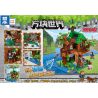 ZHEGAO QL0531 0531 non  NHÀ TRÊN ĐẢO CÁ bộ đồ chơi xếp lắp ráp ghép mô hình Minecraft Game Xây Dựng 443 khối