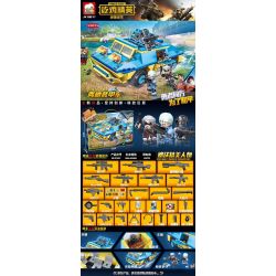 ELEPHANT JX70077 70077 non  XE BỌC THÉP LỘI NƯỚC bộ đồ chơi xếp lắp ráp ghép mô hình Peace Elite PEA ELITE Hòa Bình Quý Giá 445 khối