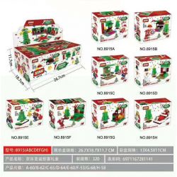 XINH 8915 non  HỘP QUÀ MỪNG GIÁNG SINH BẤT NGỜ 8 KIỂU PHÒNG NGỦ ẤM CÚNG ĐIỀU LÚC NỬA ĐÊM BẾP SƯỞI TRÁI TIM NHẬT KÝ ĐẾM NGƯỢC CÂY THÔNG NOEL RÀO TUYẾT NẰM CÁT THOẢI MÁI ƯỚC bộ đồ chơi xếp lắp ráp ghép mô hình CHRISTMAS SURPRISE 490 khối