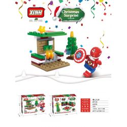 XINH 8915 non  HỘP QUÀ MỪNG GIÁNG SINH BẤT NGỜ 8 KIỂU PHÒNG NGỦ ẤM CÚNG ĐIỀU LÚC NỬA ĐÊM BẾP SƯỞI TRÁI TIM NHẬT KÝ ĐẾM NGƯỢC CÂY THÔNG NOEL RÀO TUYẾT NẰM CÁT THOẢI MÁI ƯỚC bộ đồ chơi xếp lắp ráp ghép mô hình CHRISTMAS SURPRISE 490 khối