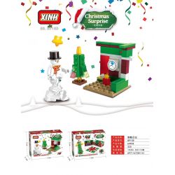 XINH 8915 non  HỘP QUÀ MỪNG GIÁNG SINH BẤT NGỜ 8 KIỂU PHÒNG NGỦ ẤM CÚNG ĐIỀU LÚC NỬA ĐÊM BẾP SƯỞI TRÁI TIM NHẬT KÝ ĐẾM NGƯỢC CÂY THÔNG NOEL RÀO TUYẾT NẰM CÁT THOẢI MÁI ƯỚC bộ đồ chơi xếp lắp ráp ghép mô hình CHRISTMAS SURPRISE 490 khối