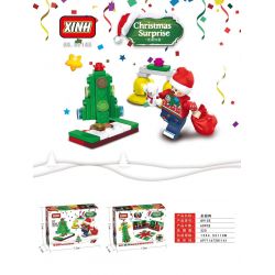 XINH 8915 non  HỘP QUÀ MỪNG GIÁNG SINH BẤT NGỜ 8 KIỂU PHÒNG NGỦ ẤM CÚNG ĐIỀU LÚC NỬA ĐÊM BẾP SƯỞI TRÁI TIM NHẬT KÝ ĐẾM NGƯỢC CÂY THÔNG NOEL RÀO TUYẾT NẰM CÁT THOẢI MÁI ƯỚC bộ đồ chơi xếp lắp ráp ghép mô hình CHRISTMAS SURPRISE 490 khối