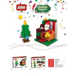 XINH 8915 non  HỘP QUÀ MỪNG GIÁNG SINH BẤT NGỜ 8 KIỂU PHÒNG NGỦ ẤM CÚNG ĐIỀU LÚC NỬA ĐÊM BẾP SƯỞI TRÁI TIM NHẬT KÝ ĐẾM NGƯỢC CÂY THÔNG NOEL RÀO TUYẾT NẰM CÁT THOẢI MÁI ƯỚC bộ đồ chơi xếp lắp ráp ghép mô hình CHRISTMAS SURPRISE 490 khối